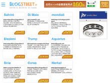 Tablet Screenshot of blogstreet.it